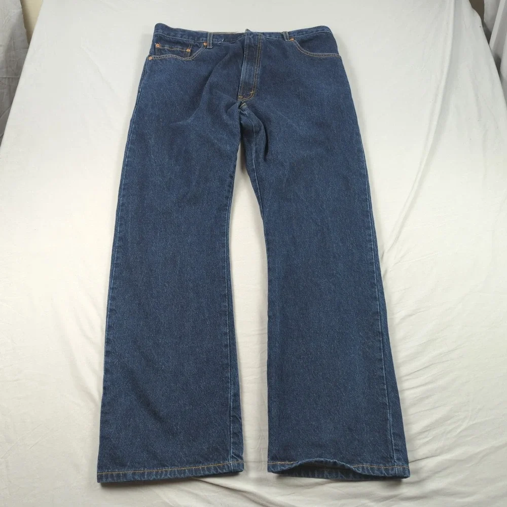 Levis Jeans Men 40x32 Blue 517 Boot Cut Western Cowboy Casual Preppy Made in USA